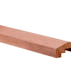 Afdekkap Hardhout geschaafd met sponning 180cm