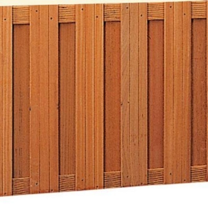 Hardhouten tuinscherm 90x180cm Robuust Recht