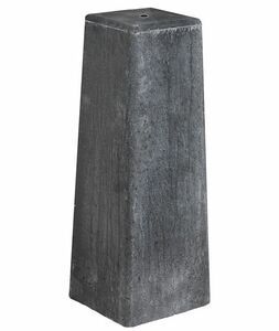 Verstelbare Betonpoer 18x18x50cm Antraciet - Afbeelding 6