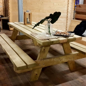 Picknicktafel Geimpregneerd Maatwerk (extra zwaar)