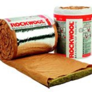 Rockwool spijkerflensd. 60x600cm 80mm 3.60m2 p/rol
