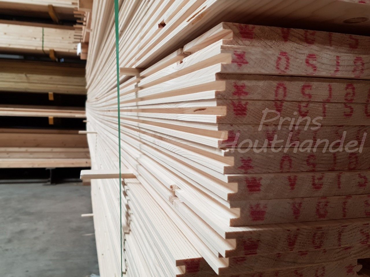 Vuren Vloerdelen 18x190mm mes en groef - Afbeelding 2