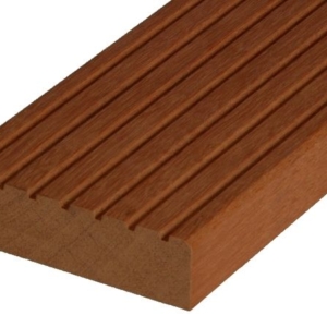 Hardhouten vlonderplanken 32x190mm Glad / Ribbel